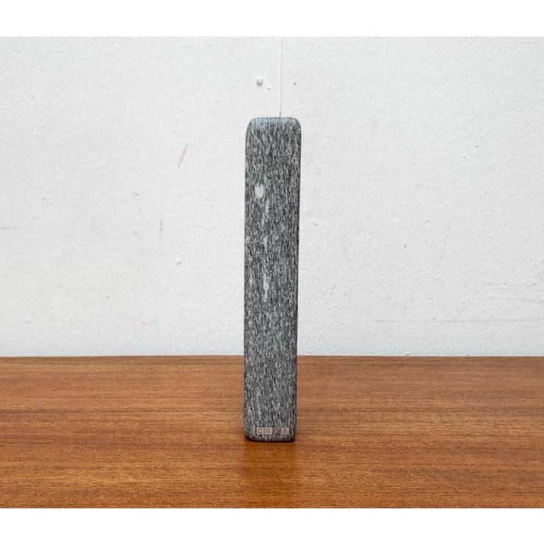 Postmodern Swiss Granite Candleholder from Crea, Ticino, 1980s For Sale 7