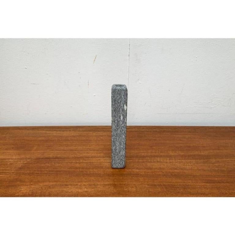 Post-Modern Postmodern Swiss Granite Candleholder from Crea, Ticino, 1980s For Sale