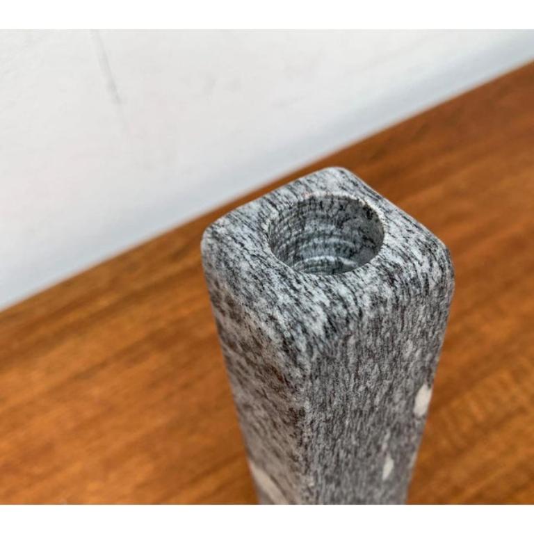 Postmodern Swiss Granite Candleholder from Crea, Ticino, 1980s For Sale 1