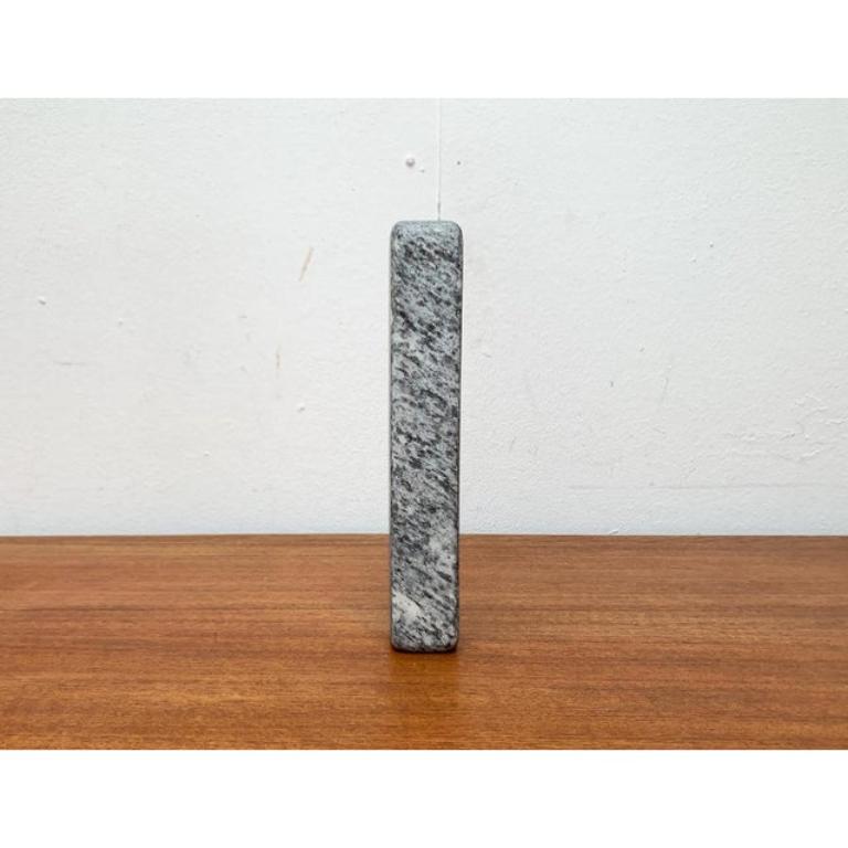 Postmodern Swiss Granite Candleholder from Crea, Ticino, 1980s For Sale 2