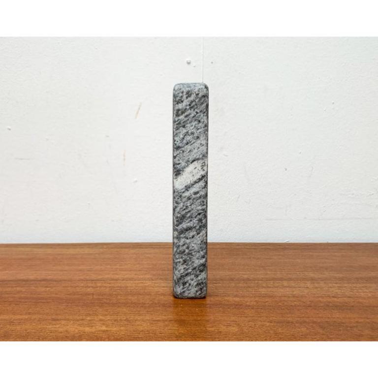 Postmodern Swiss Granite Candleholder from Crea, Ticino, 1980s For Sale 3