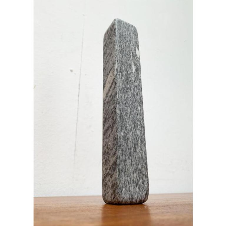 Postmodern Swiss Granite Candleholder from Crea, Ticino, 1980s For Sale 4