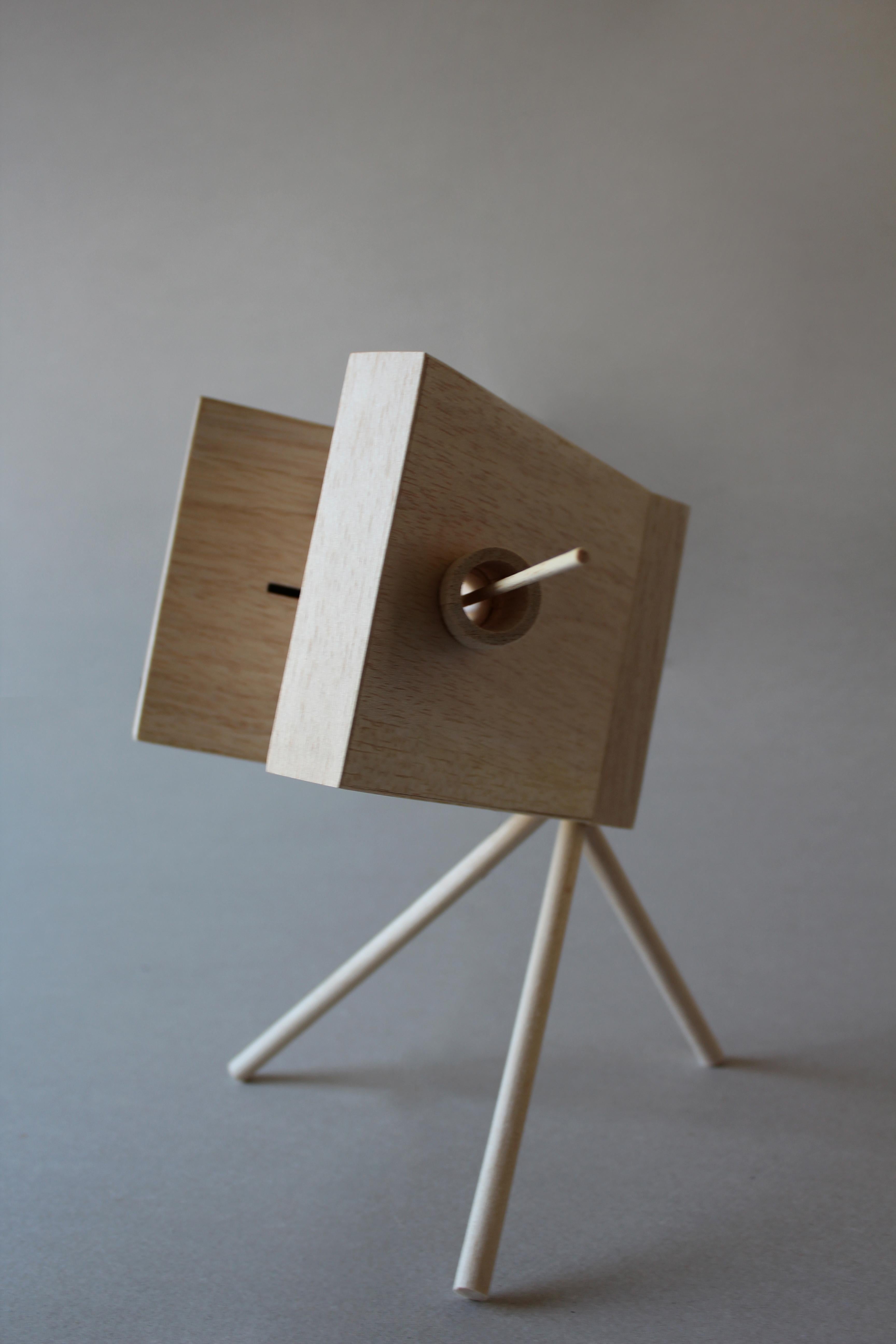 Tis Postmodern is part of unique series of 24 hand made wall or table clock by the young designer Ernest Hofman from 1980s.Each clock is unikue.