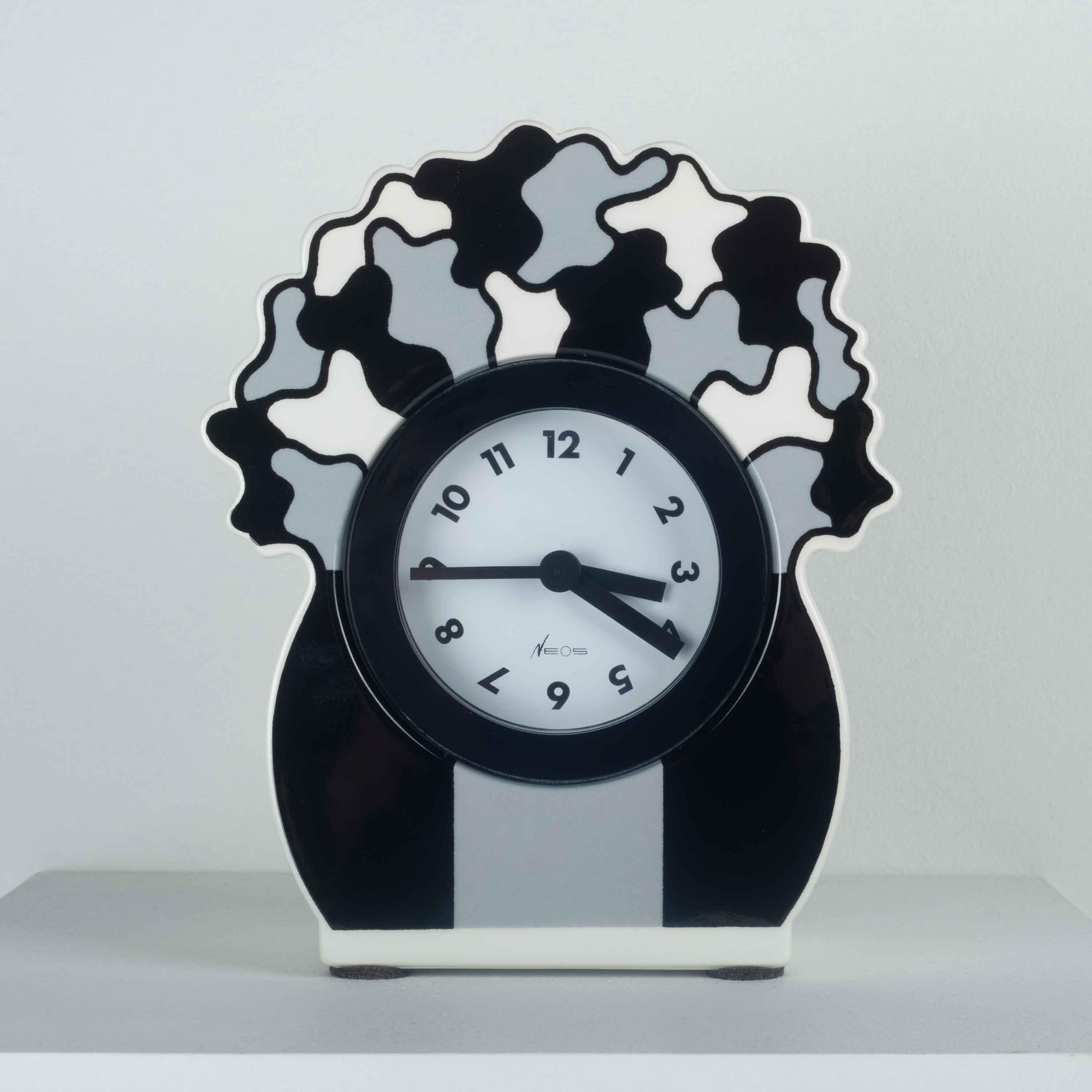Post-Modern Postmodern Table Clock by George Sowden for Neos, Italy, 1988
