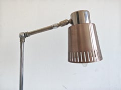 Postmodern Table Lamp in Chrome with Marble base, Italy 1970s