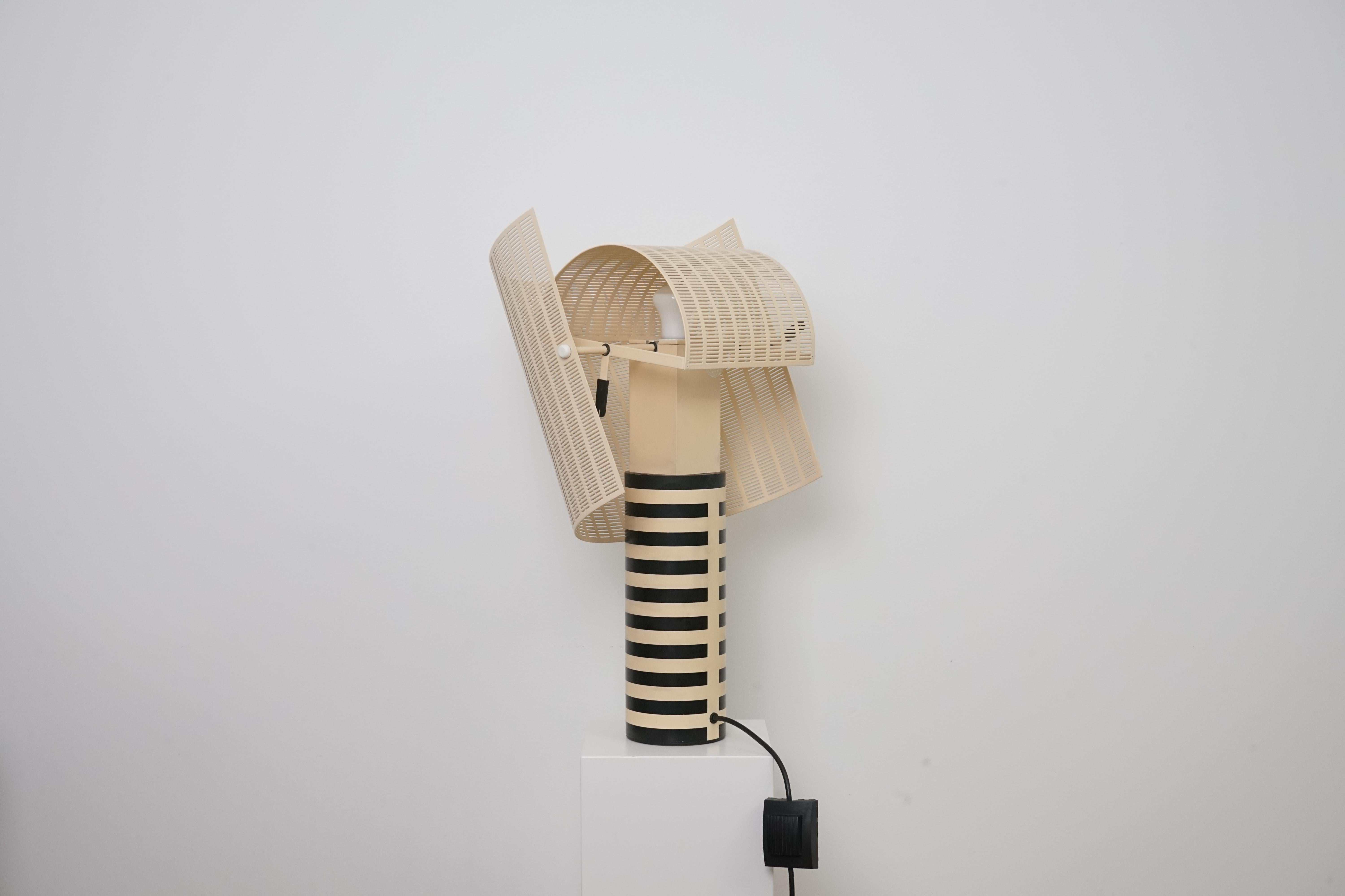 Late 20th Century Postmodern Table Lamp Shogun by Mario Botta for Artemide
