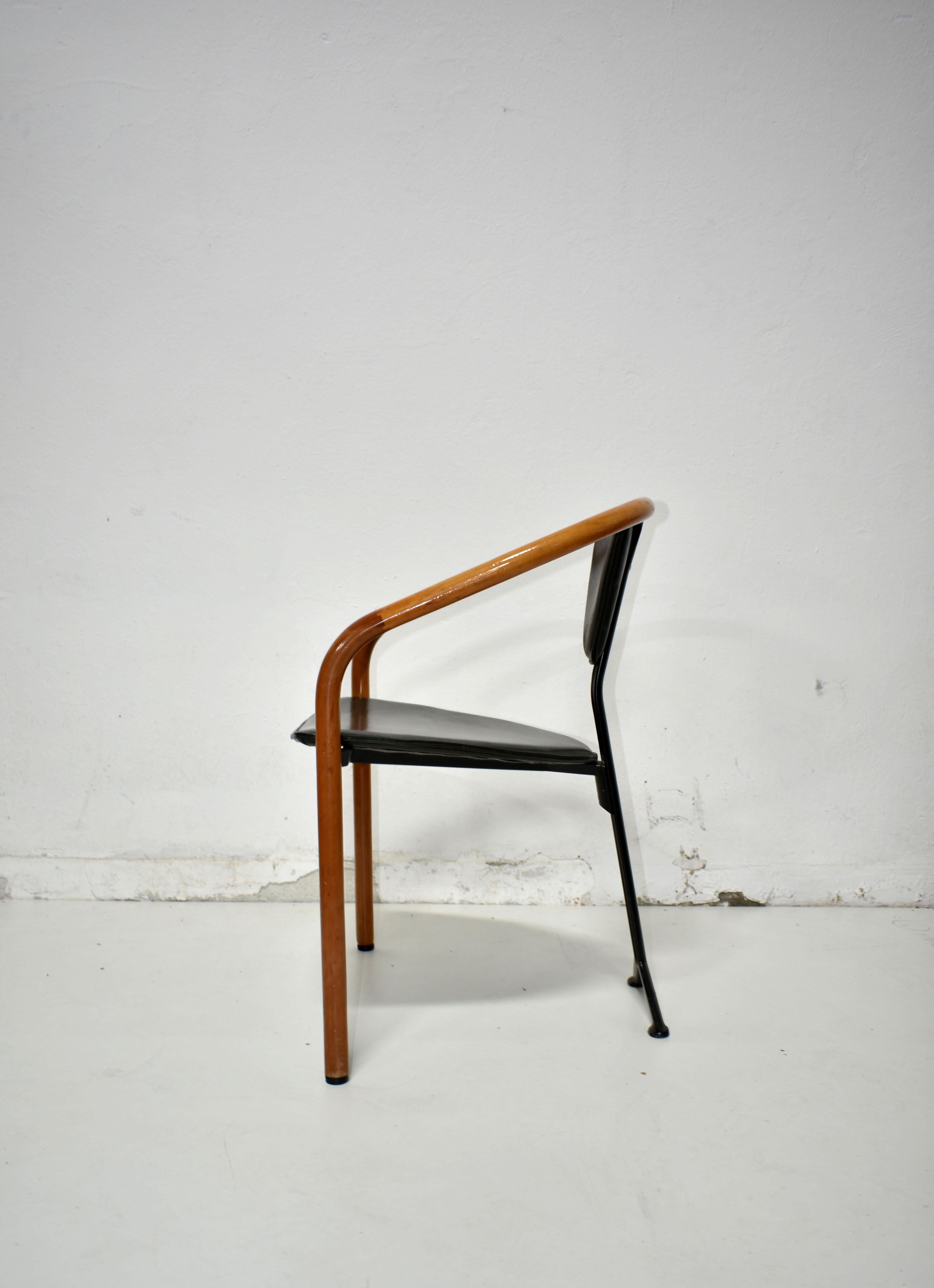 Japanese Postmodern ‘Tacchi' Chair by Toshiyuki Kita for AIDEC, Japan, 1980s