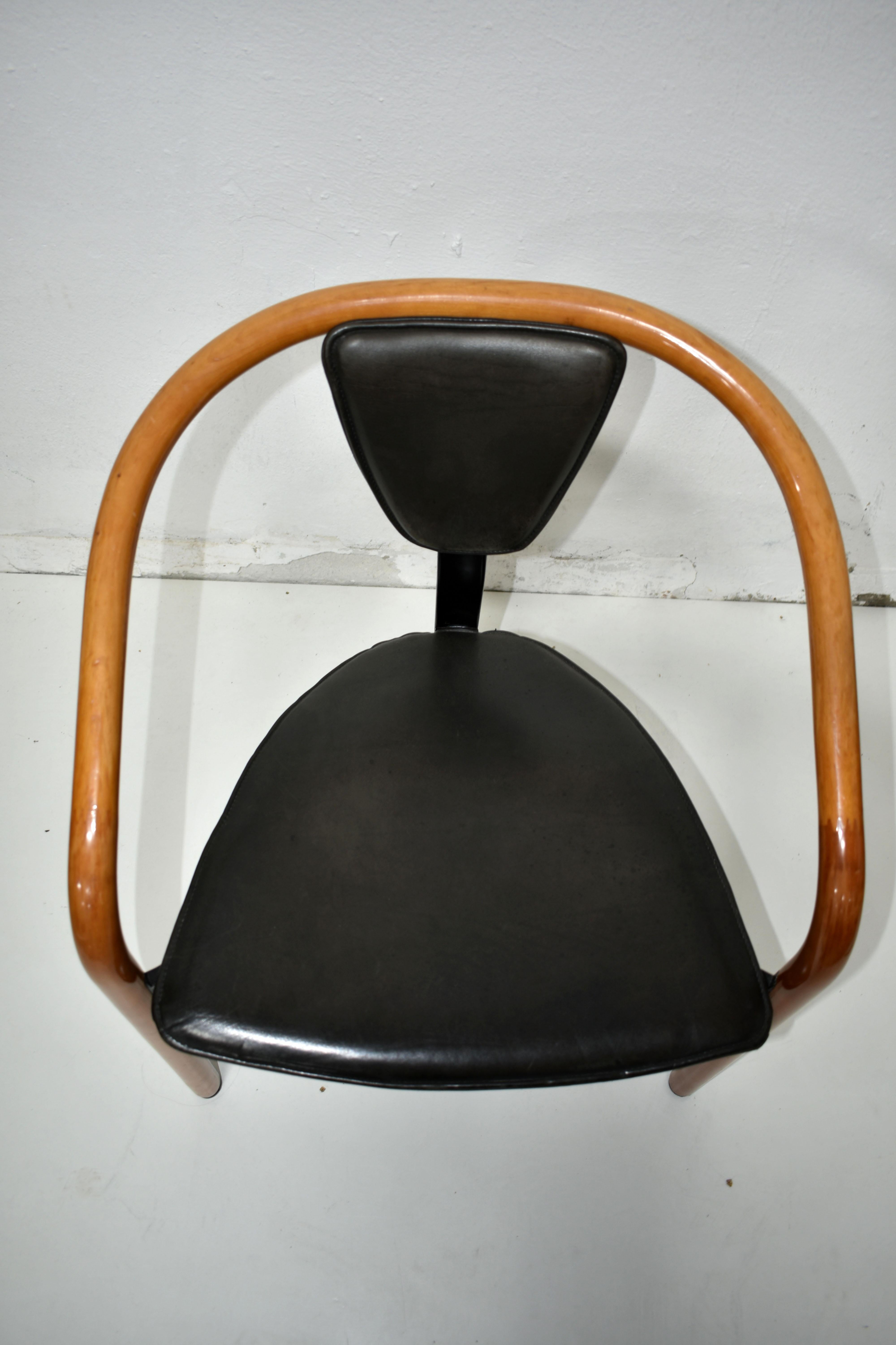 Postmodern ‘Tacchi' Chair by Toshiyuki Kita for AIDEC, Japan, 1980s 1