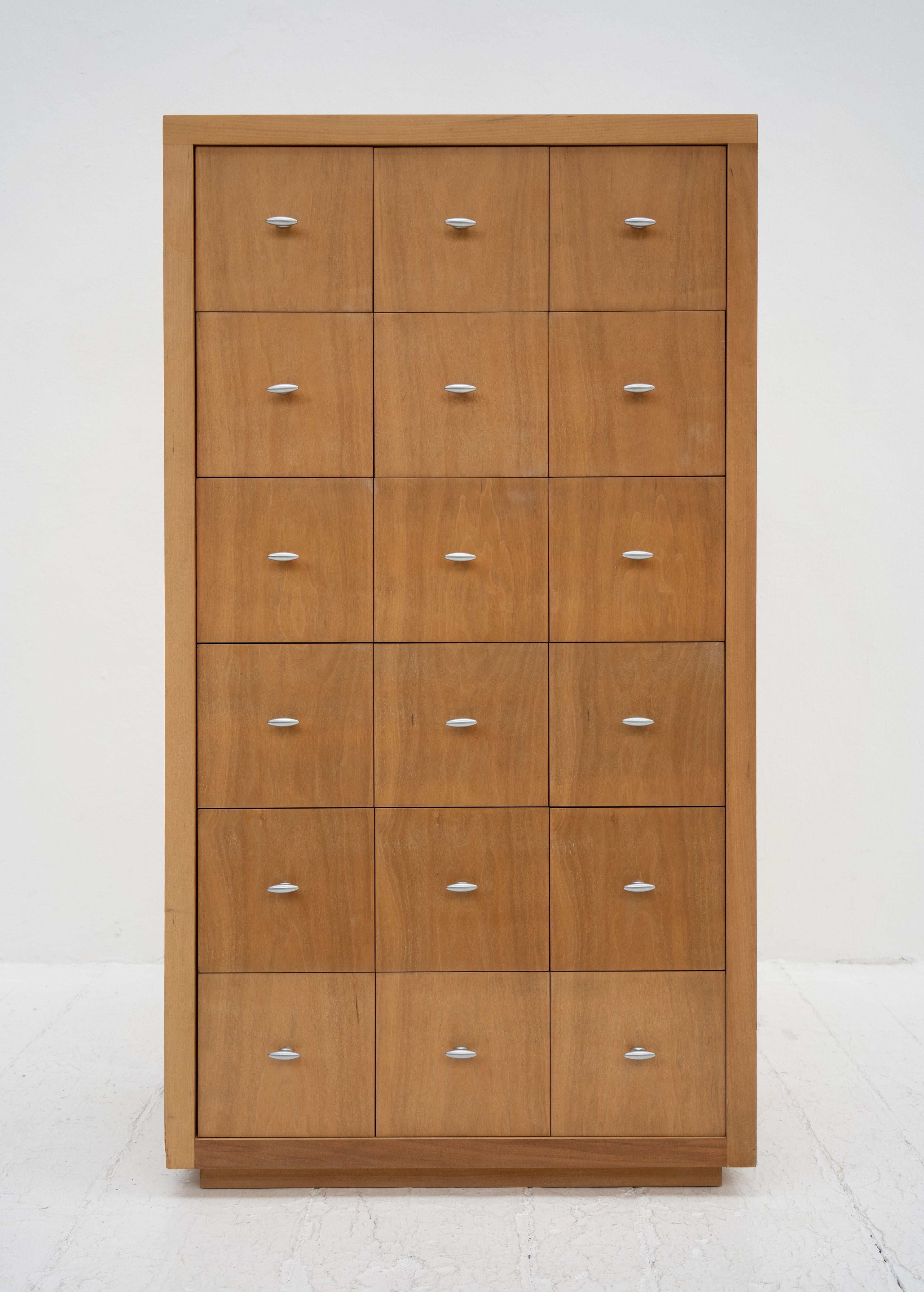 Post-Modern Postmodern Tallboy / Chest of Drawers by Heals, c.1990