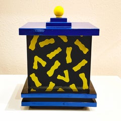 Postmodern Taste Setter Sigma 1980s Sottsass Memphis Style Ice Bucket