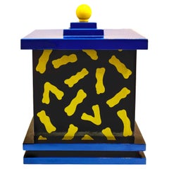 Gusto postmoderno Sigma 1980 Sottsass Memphis Style Ice Bucket