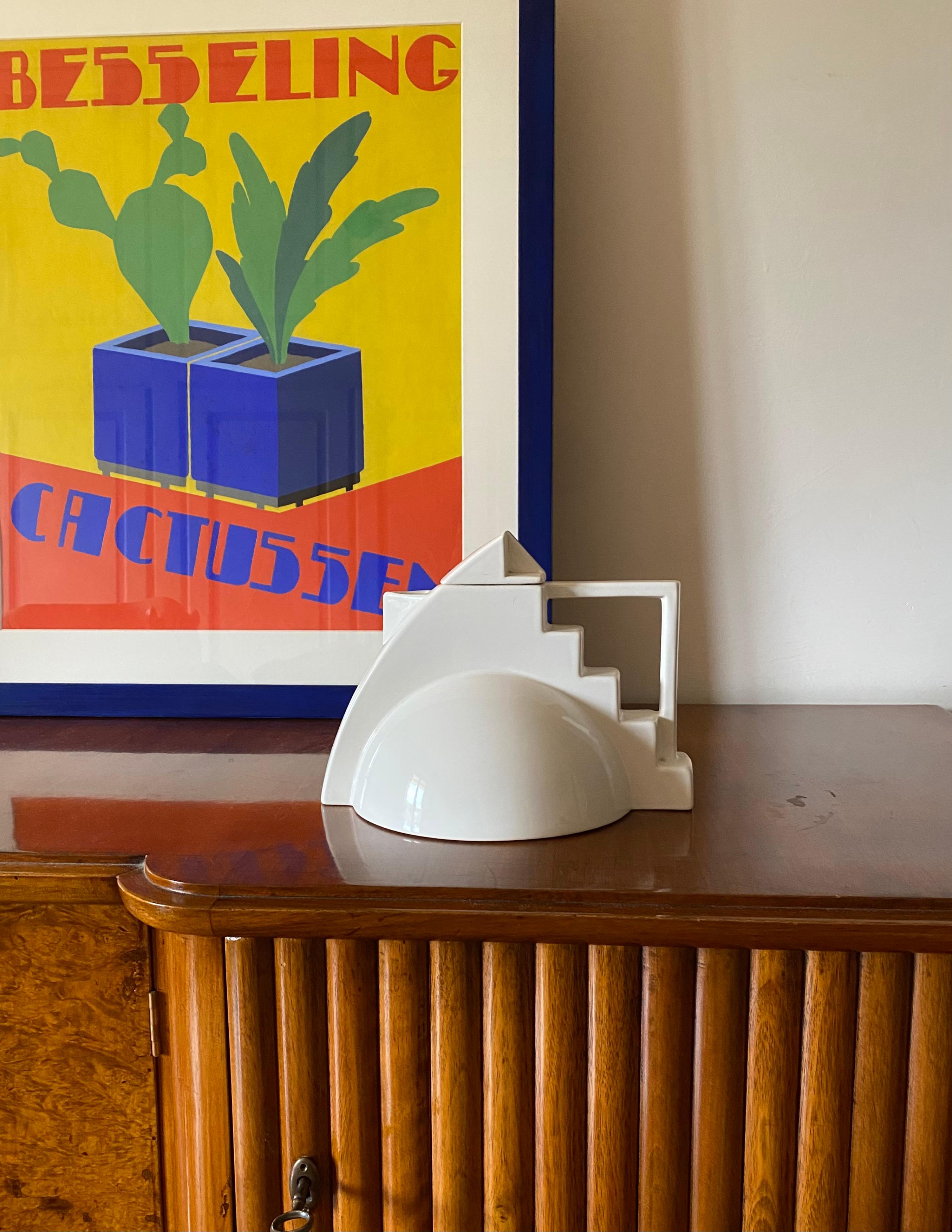 Postmodern Teapot, Pierre Casenove for Studio Salins, France, 1985 For Sale 6