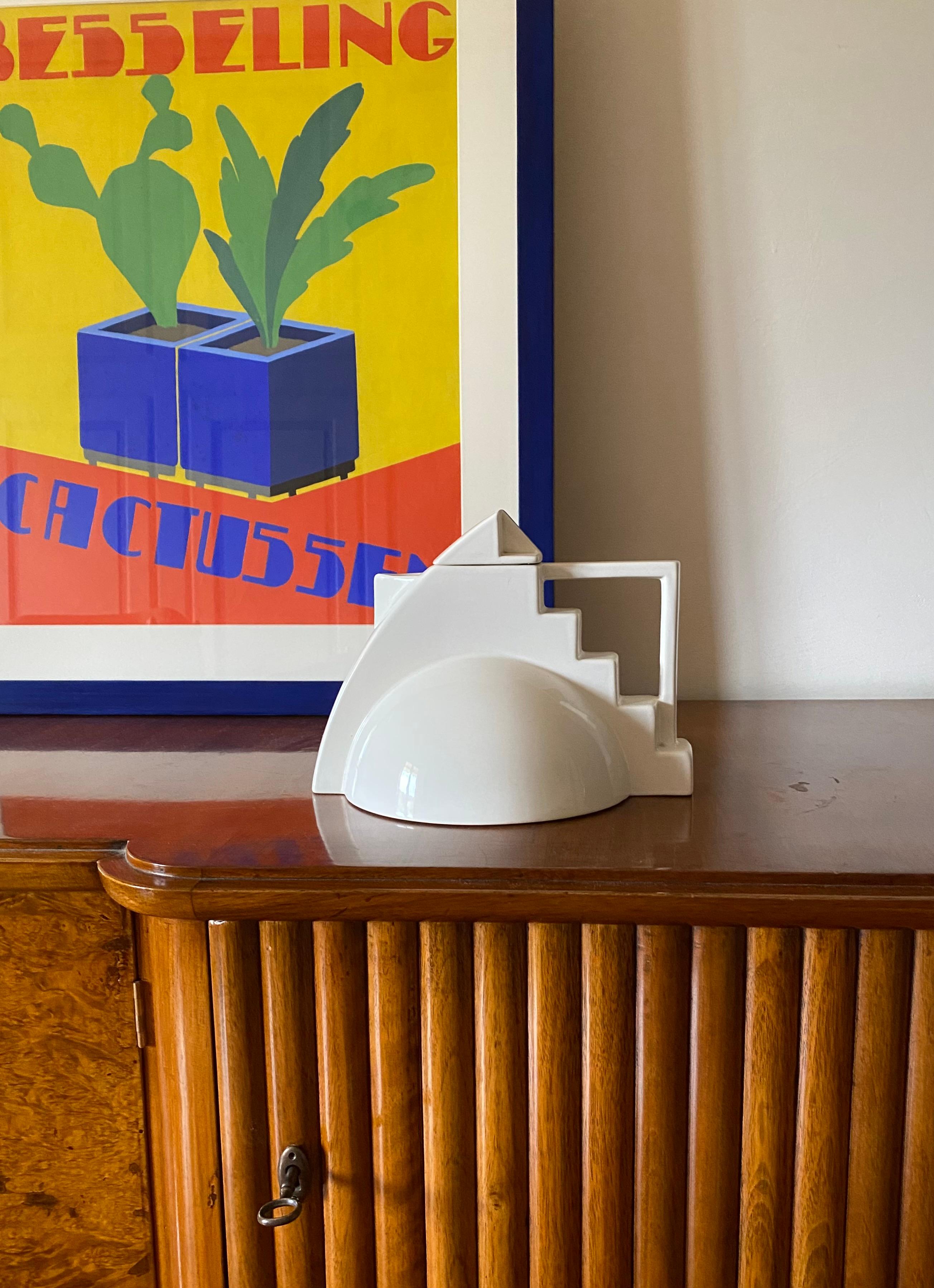 Post-Modern Postmodern Teapot, Pierre Casenove for Studio Salins, France, 1985 For Sale
