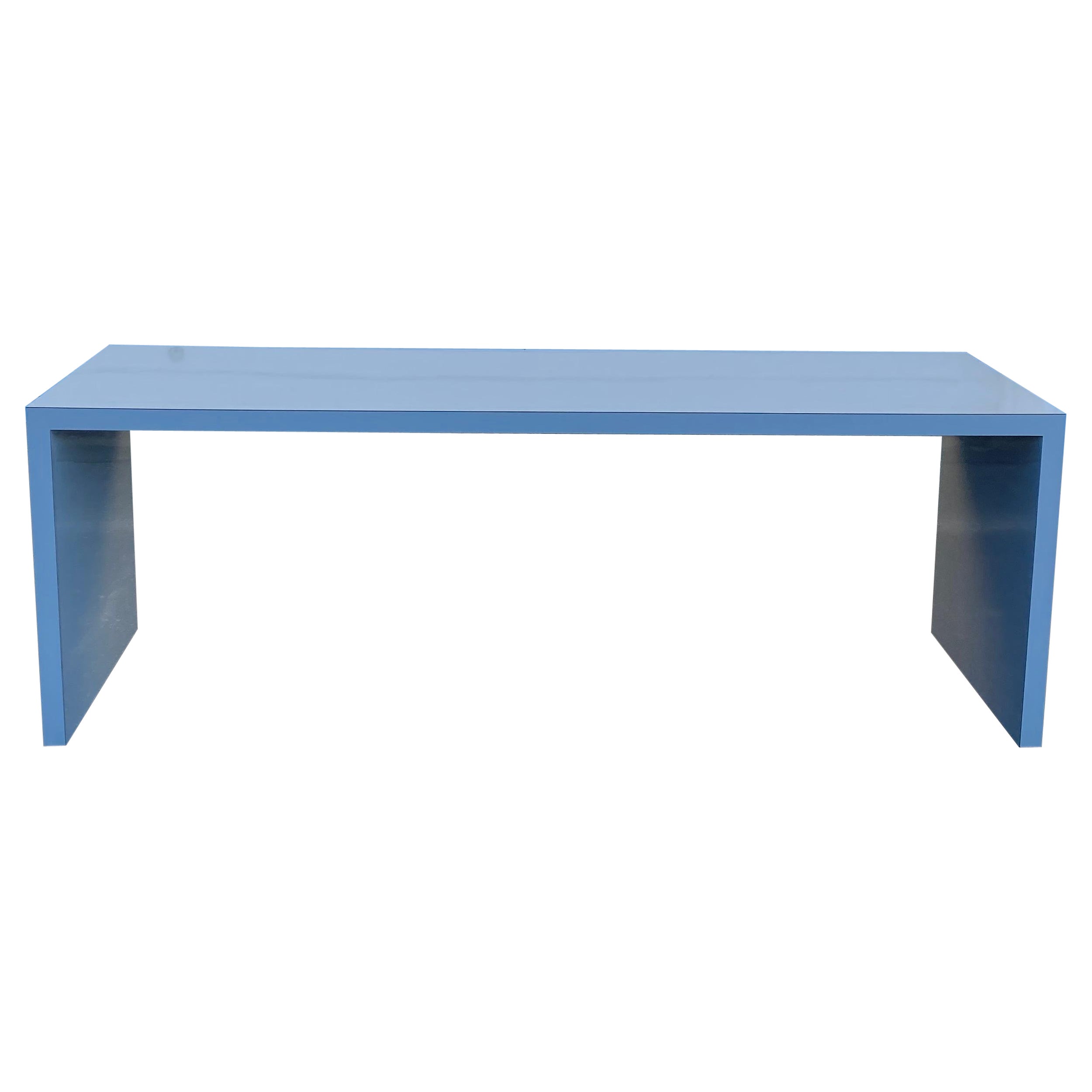 Mesa consola postmoderna de laminado extra largo Tempo Designs