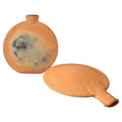 Postmodern Terracotta Floor Vases South-Western