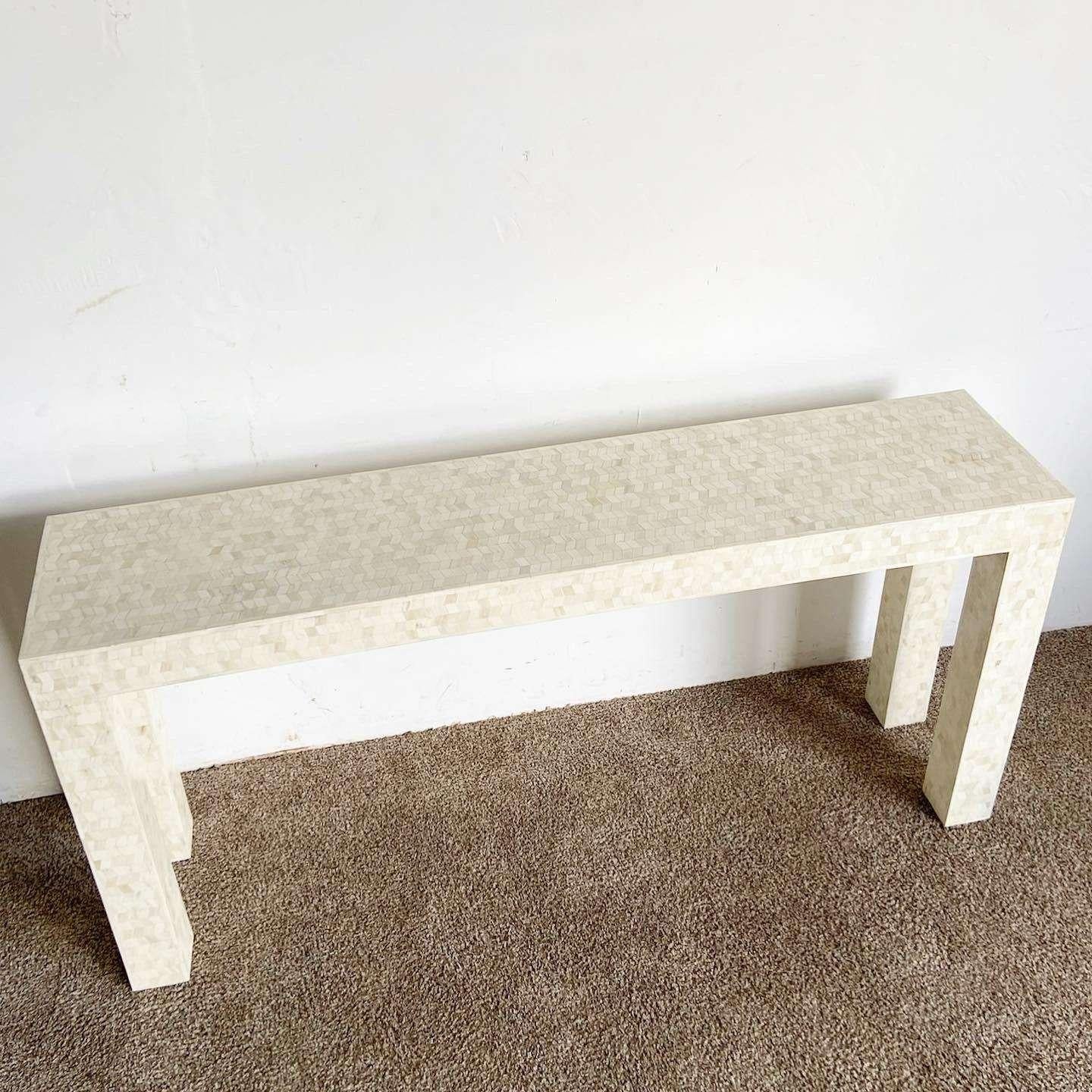 bone console table