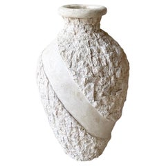 Postmodern Tessellated Mactan Stone Floor Vase