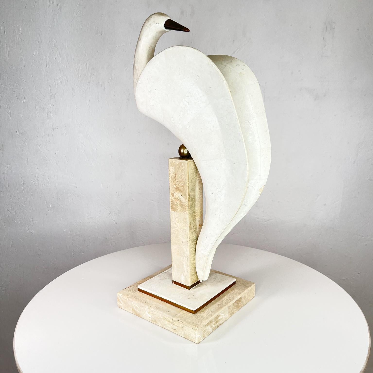 egret sculpture