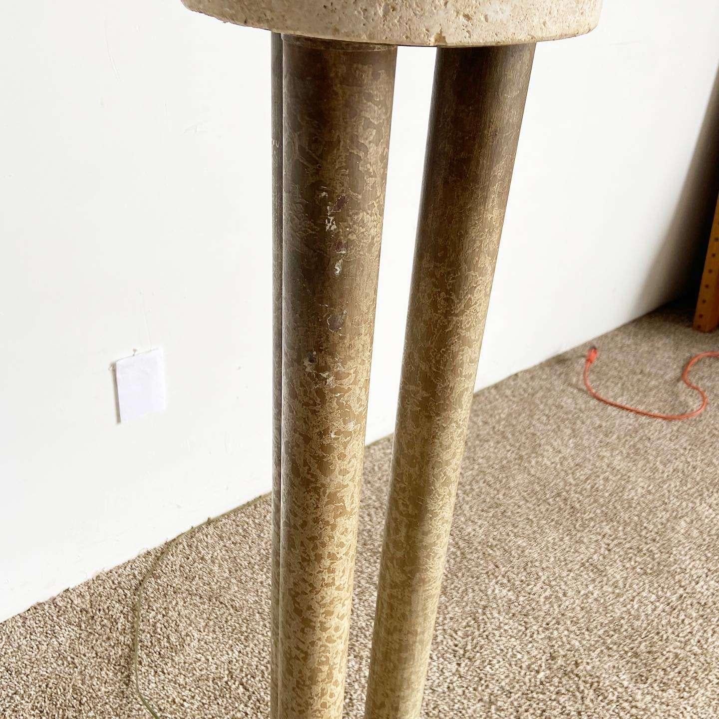 Metal Postmodern Three Headed Panther Floor Lamp For Sale