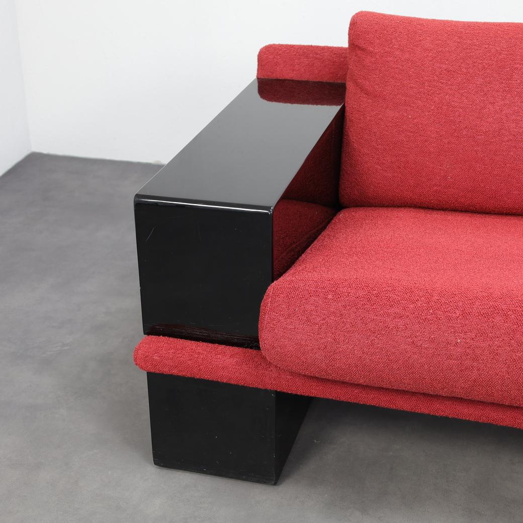 Late 20th Century Postmodern Three-Seater Sofa, Italy 1980s For Sale