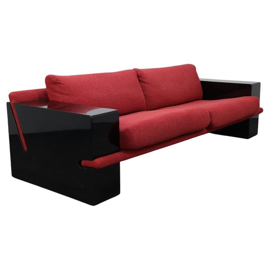 Postmodern Three-Seater Sofa, Italy 1980s For Sale