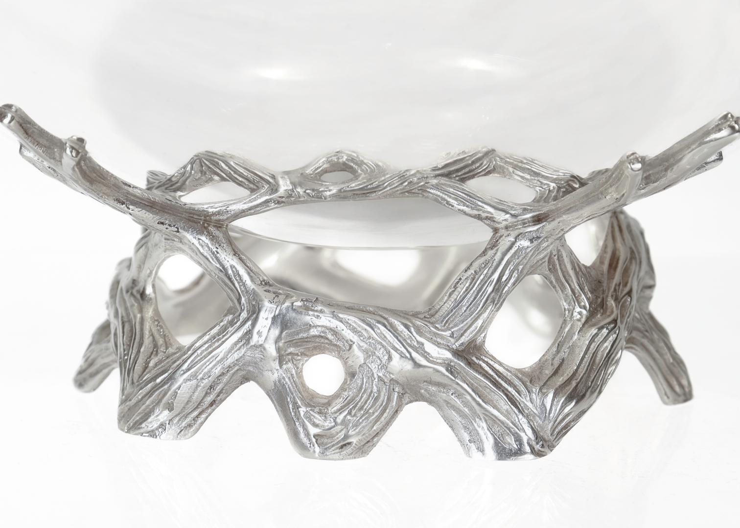 Postmoderne Tiffany & Co. Sterling Silber Tafelaufsatz Schale Modell Nr. 23886 für Damen oder Herren im Angebot