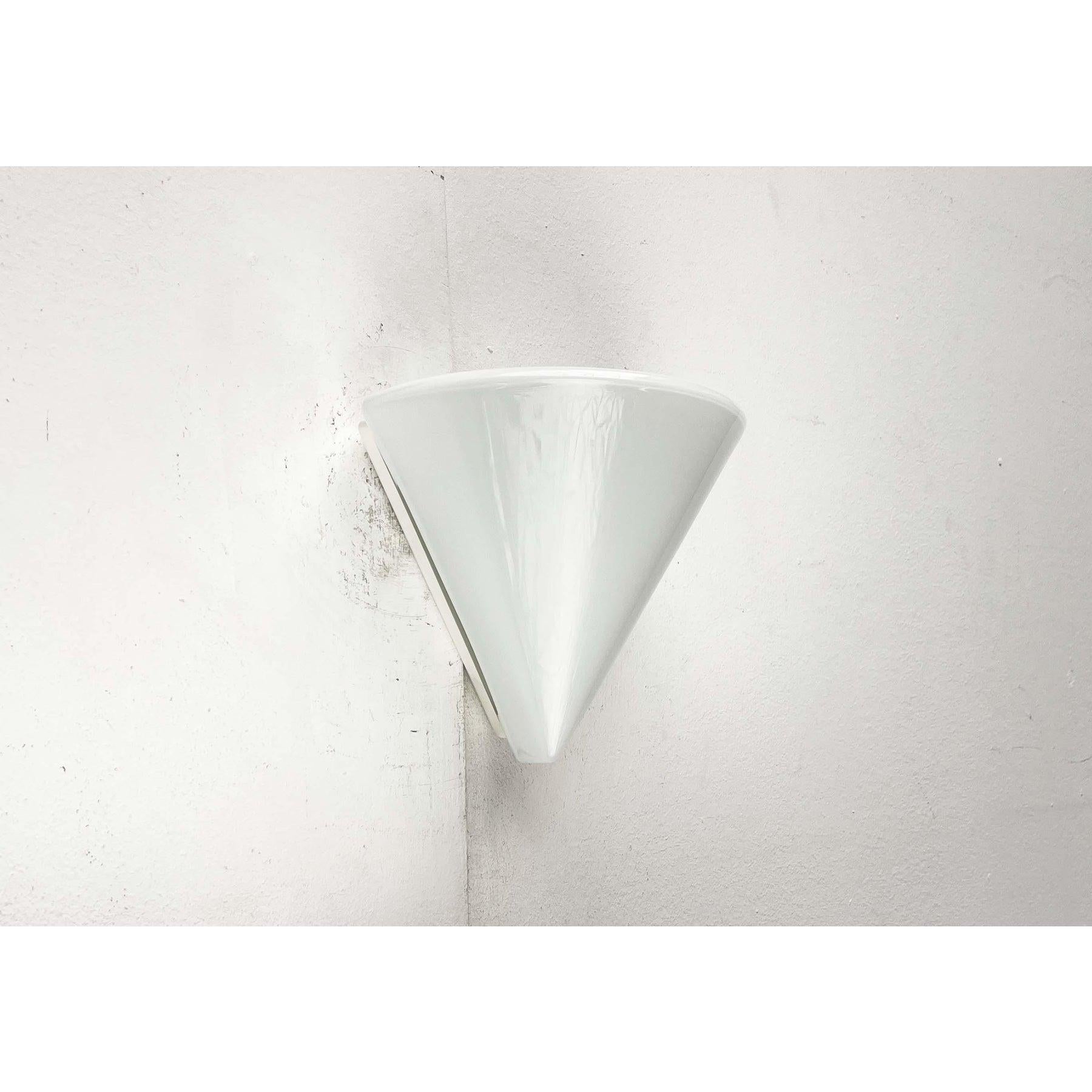 Postmodern T+L Royal Series Typ L 133 Glas Wall Lamp from Keuco, 1980s For Sale 6