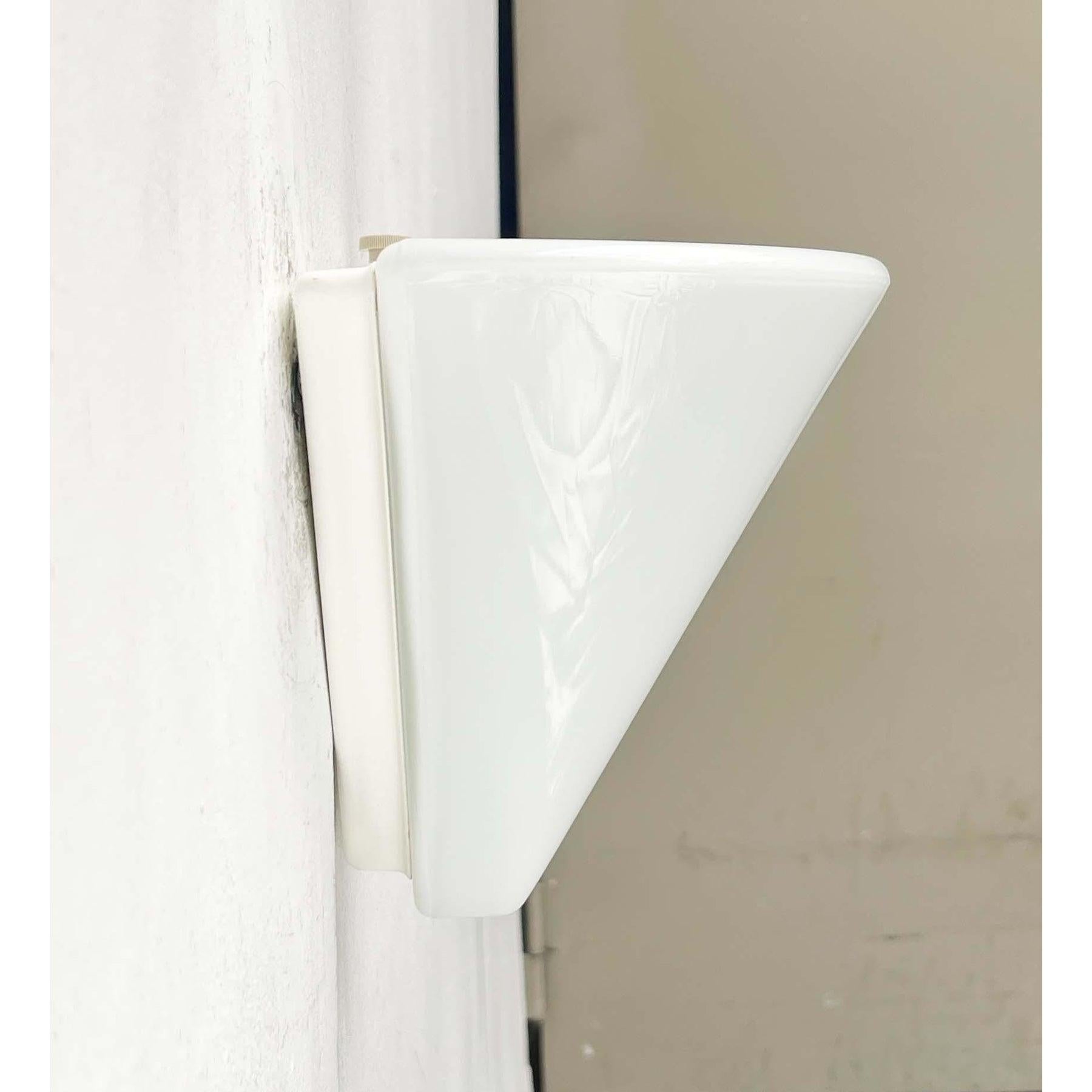 Post-Modern Postmodern T+L Royal Series Typ L 133 Glas Wall Lamp from Keuco, 1980s For Sale
