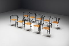 Postmodern "Tokyo" Armchairs by Rodney Kinsman for Bieffeplast, Italy, 1980s