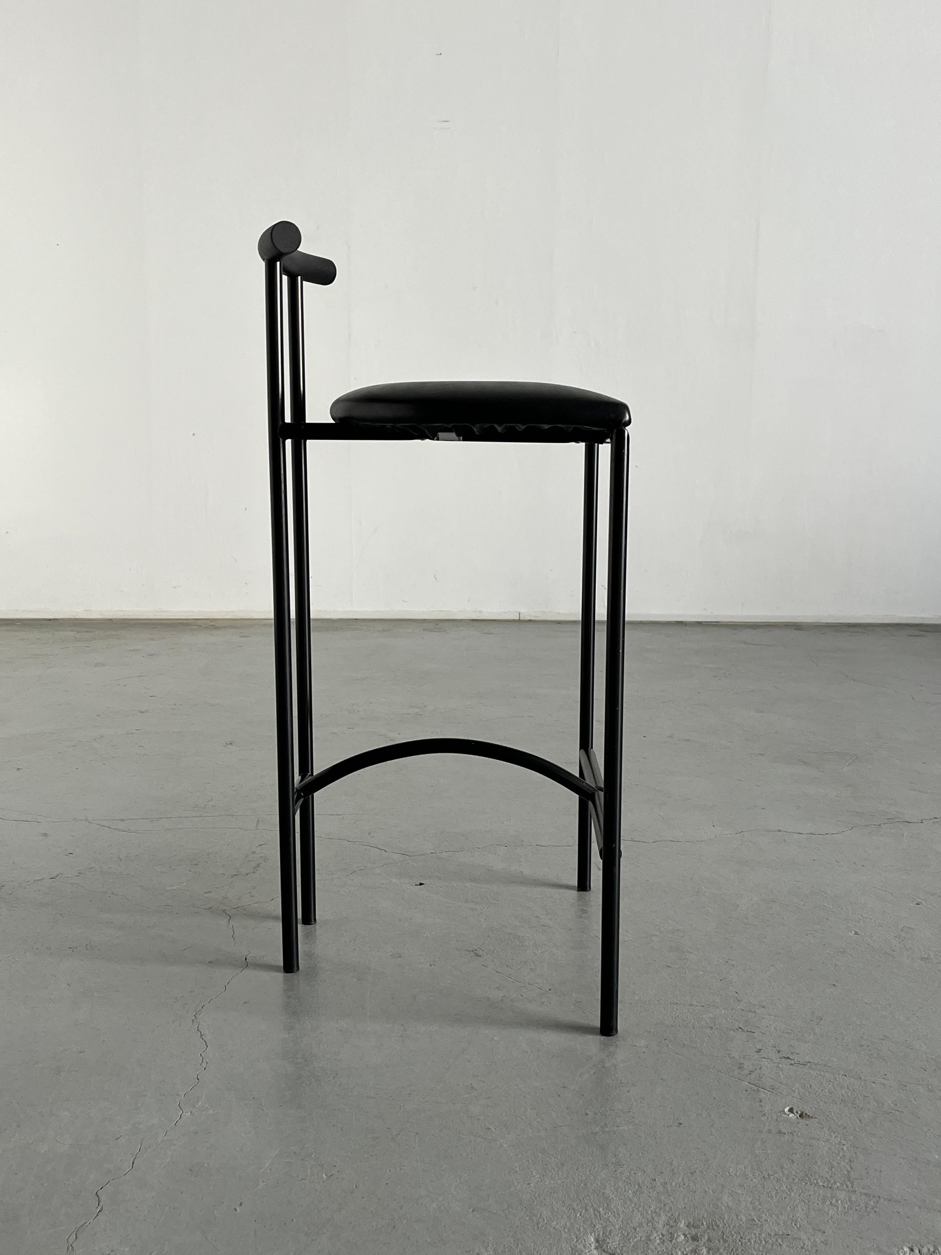 Italian Postmodern 'Tokyo' Bar Chair by Rodney Kinsman for Bieffeplast, 1980s Italy