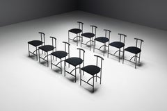 Postmodern "Tokyo" Dining Chairs by Rodney Kinsman for Bieffeplast, Italy, 1980s
