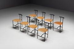 Postmodern "Tokyo" Dining Chairs by Rodney Kinsman for Bieffeplast, Italy, 1980s