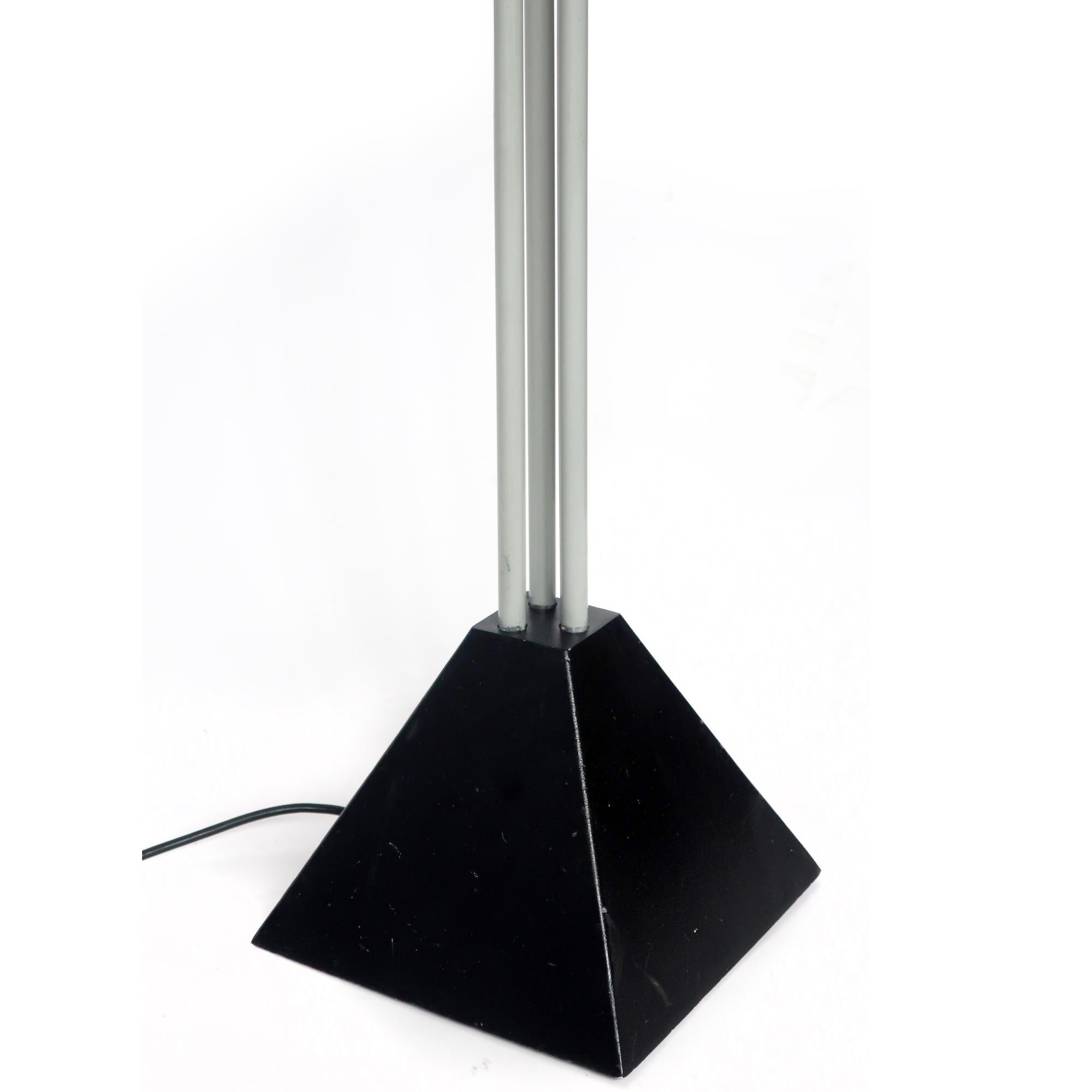 Metal Postmodern Torchiere Floor Lamp by Ron Rezek