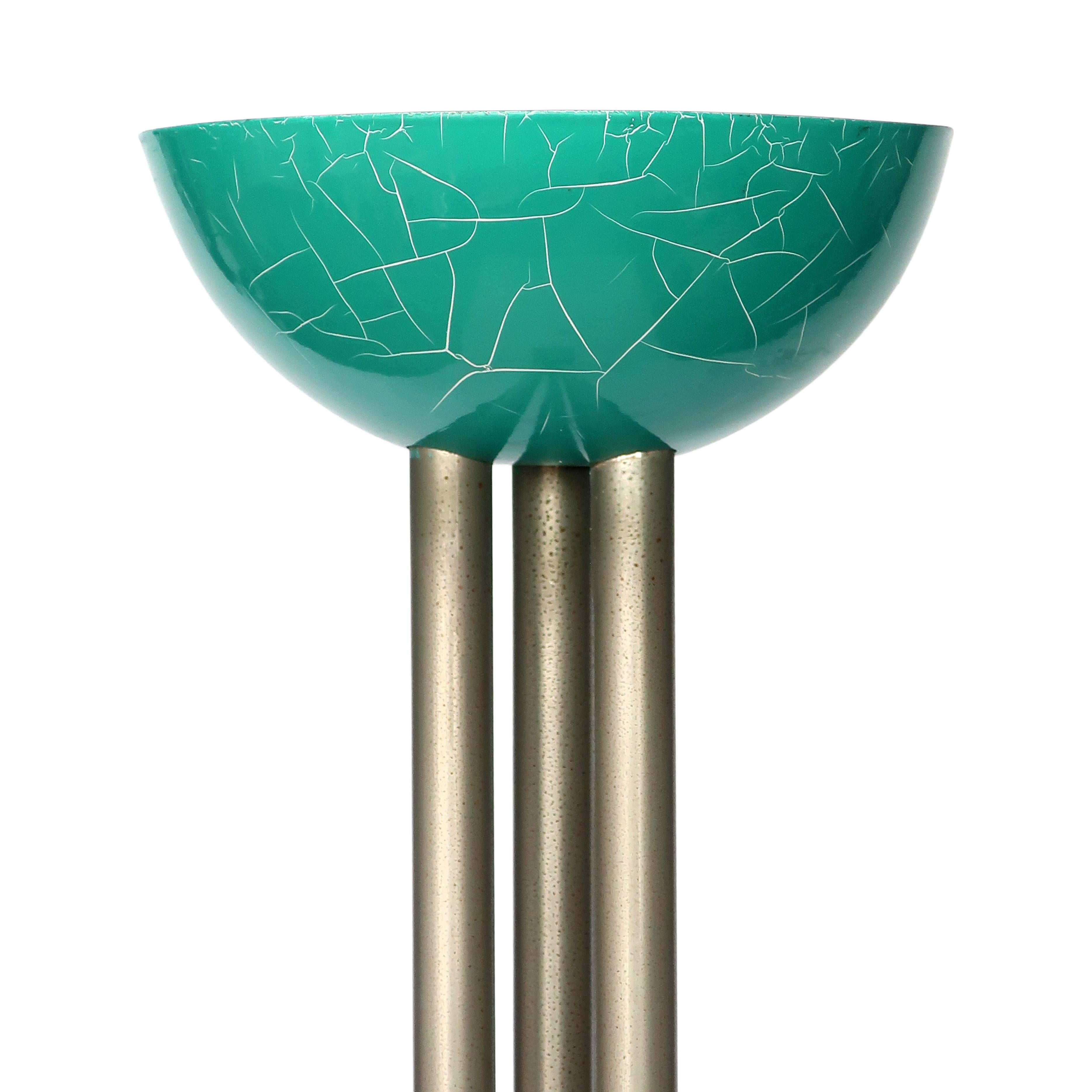 Métal Lampadaire torchère postmoderne de Ron Rezek en vente