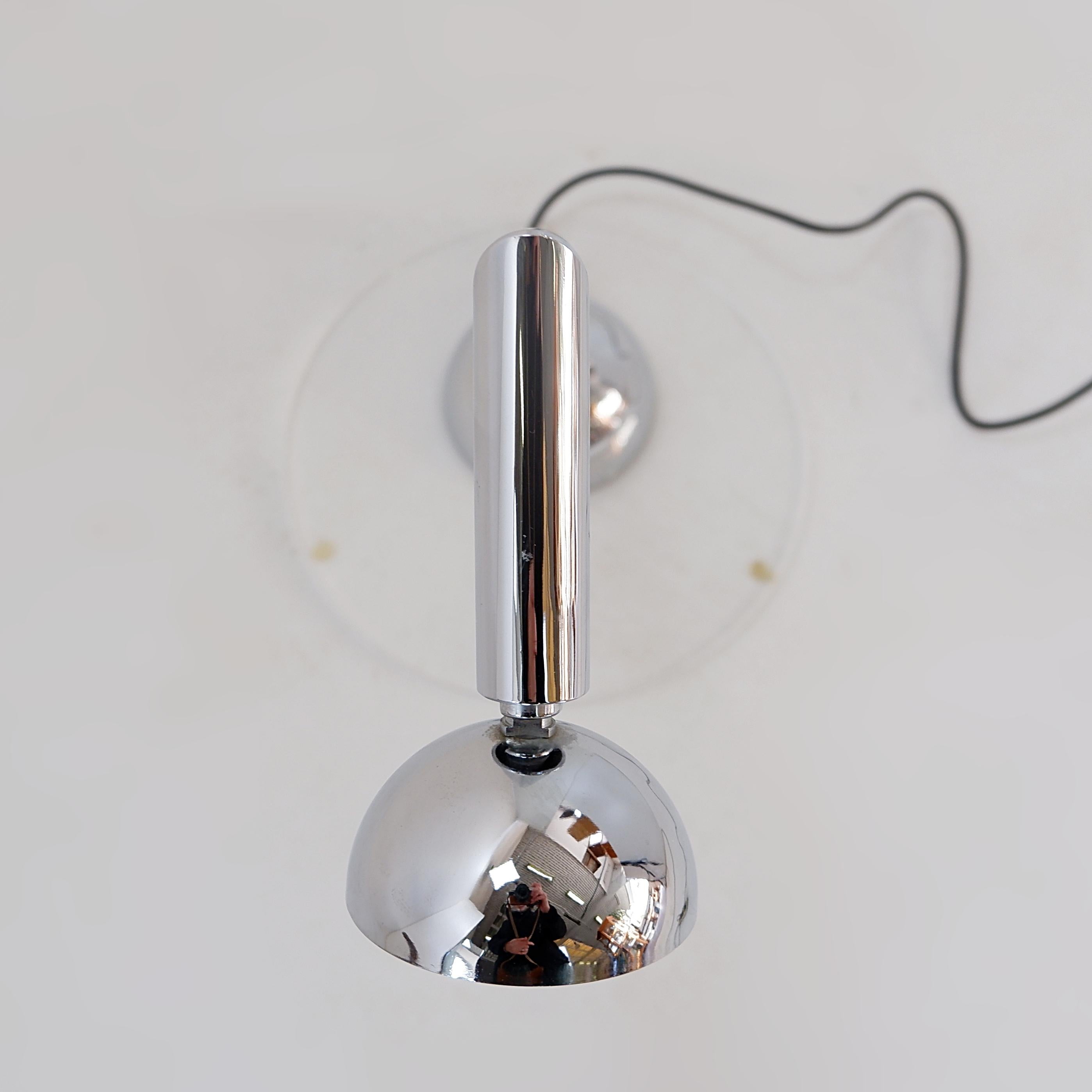 Postmodern Translucent Acrylic glass Table Lamp - 1980s For Sale 1