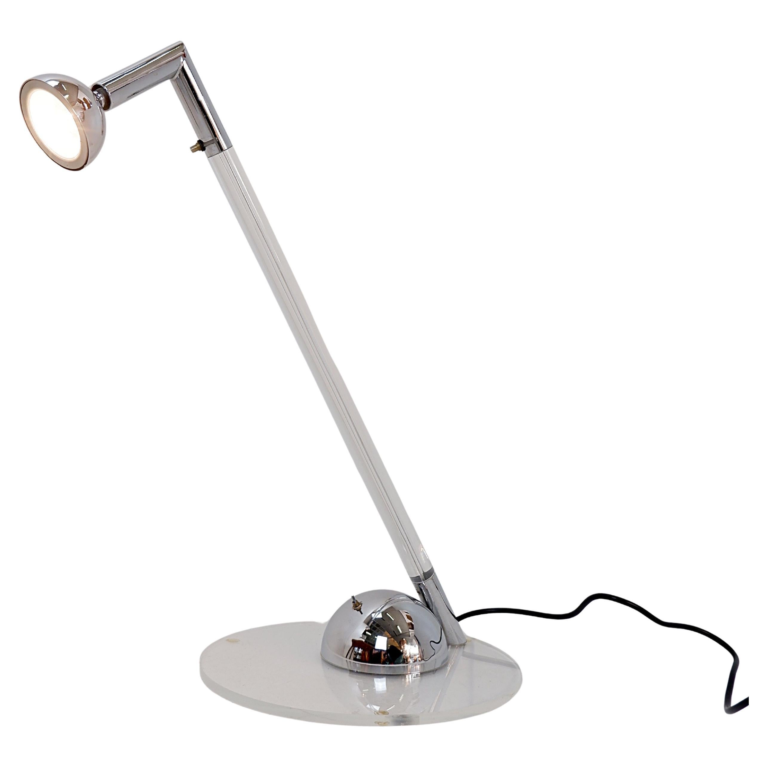Postmodern Translucent Acrylic glass Table Lamp - 1980s