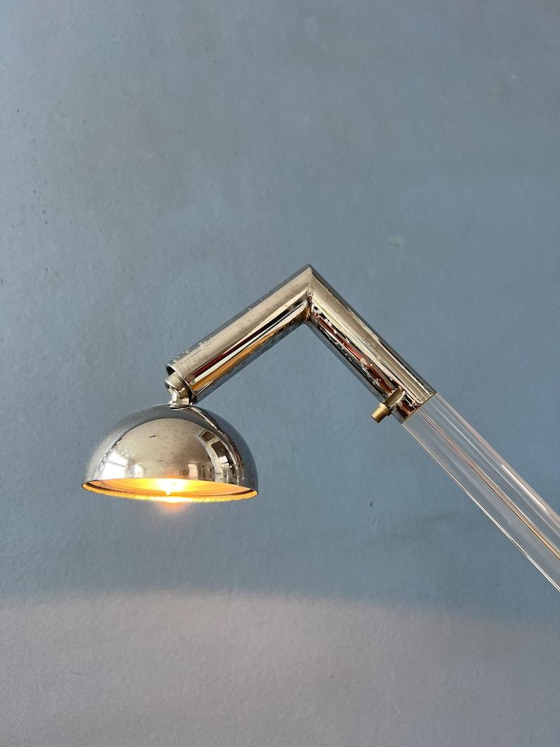 Postmodern Translucent Plexiglass Table Lamp, 80s In Excellent Condition For Sale In ROTTERDAM, ZH
