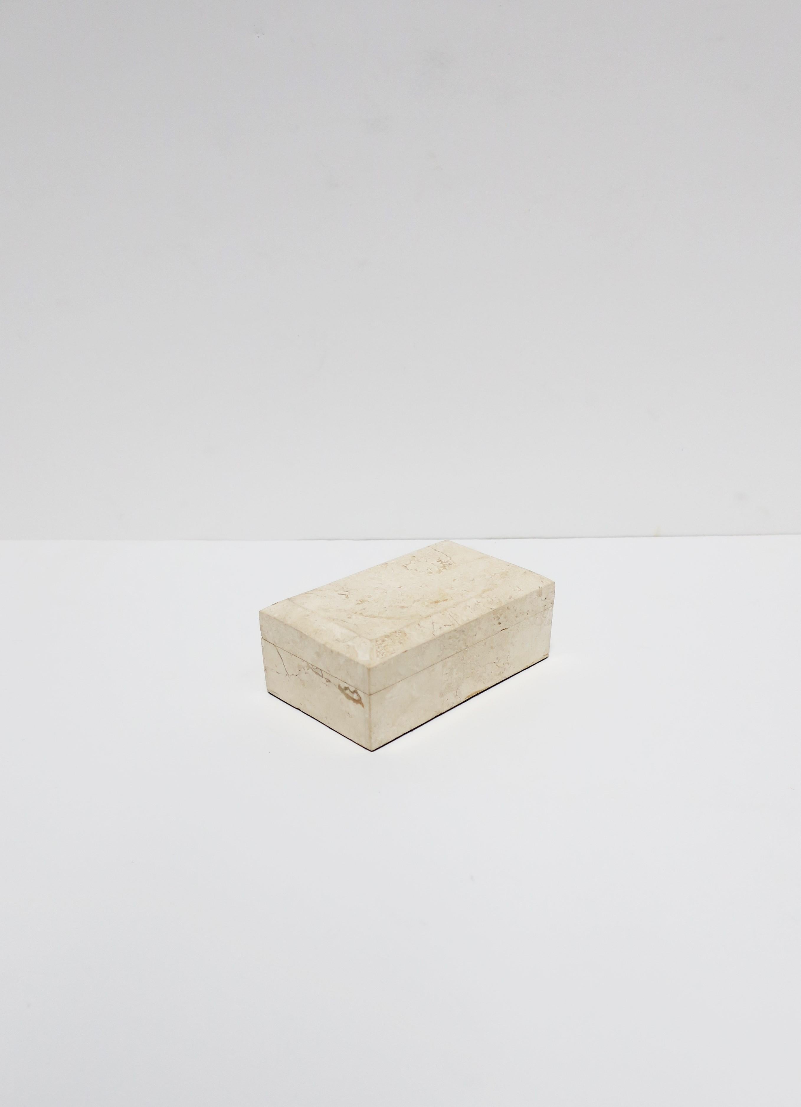 Philippine Postmodern Travertine Marble Box