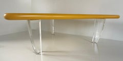 Postmodern Triangle Coffee Table, Giovanni Offredi Saporiti Italia Style