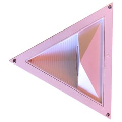 Postmodern Triangular Electric Wall Sconce by Hoffmeister