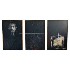 Postmodern Triptych "The Woman of the People" by Aleksandar Pribicevic