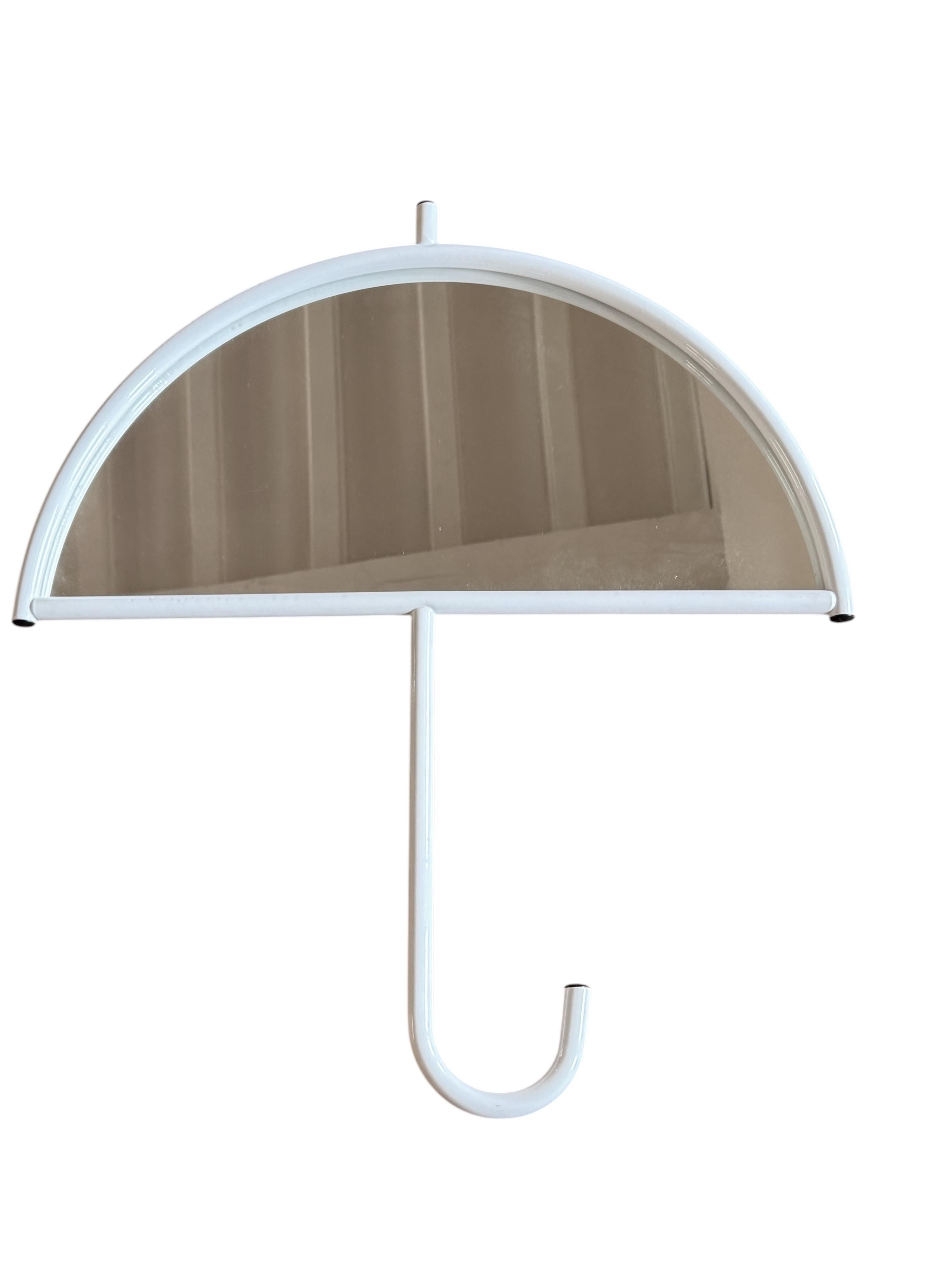 Late 20th Century Postmodern umbrella shaped wall mirror, L'isola che non c'è, Italy 1980s in vendita