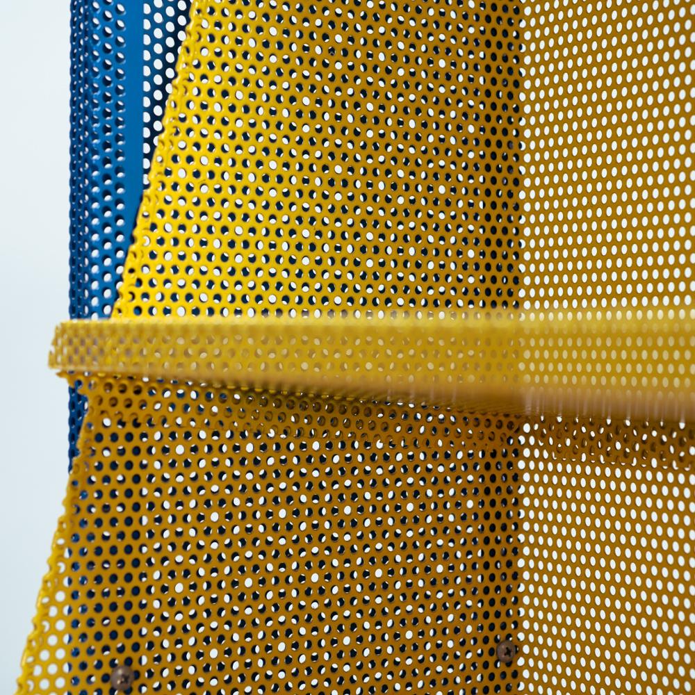 Postmodernes einzigartiges Bookrack in den Farben von Rietveld, De stijl und Mathieu Mategot (Niederländisch) im Angebot