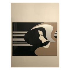 Postmodern Van Teal Orlando Acosta Wall Hanging