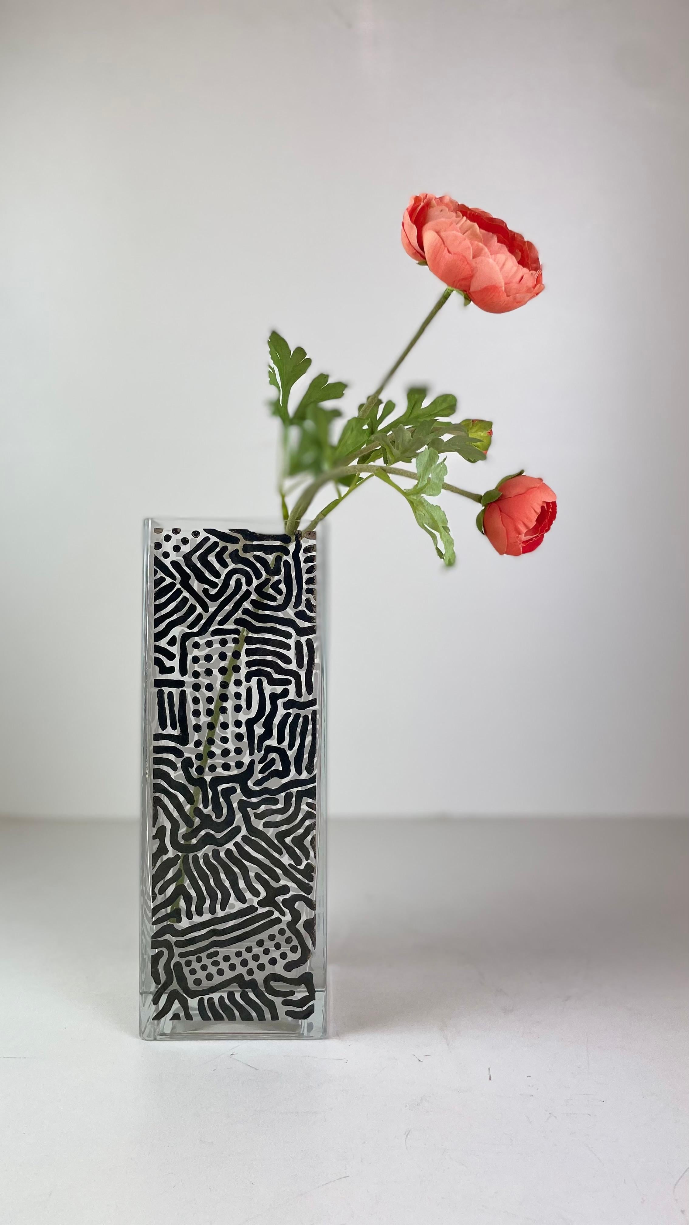 Jarrón postmoderno de Nathalie du Pasquier para HWC Egizia & Sottsass Associati, 199 en venta 3
