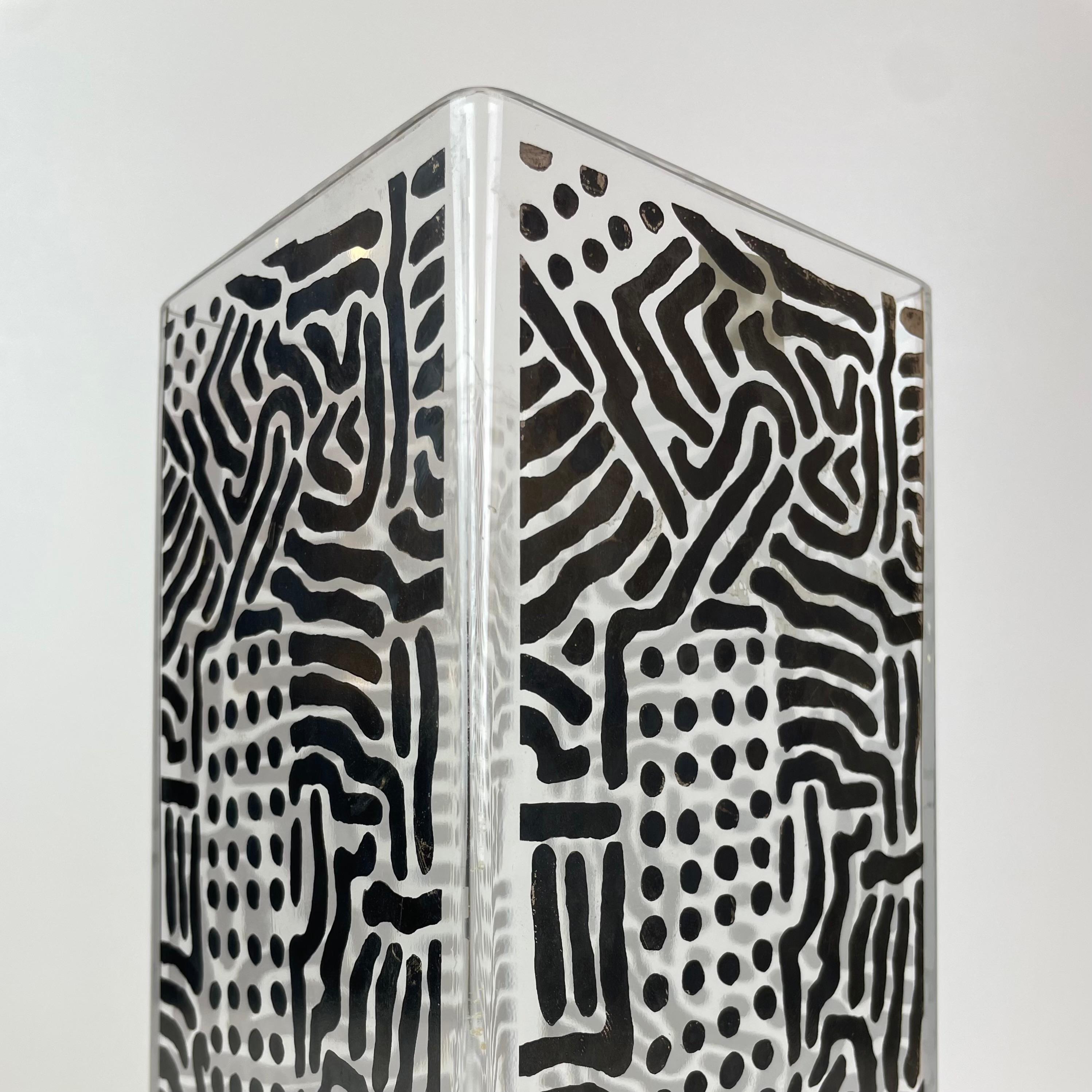 Jarrón postmoderno de Nathalie du Pasquier para HWC Egizia & Sottsass Associati, 199 en Bueno estado para la venta en Brussel, BE