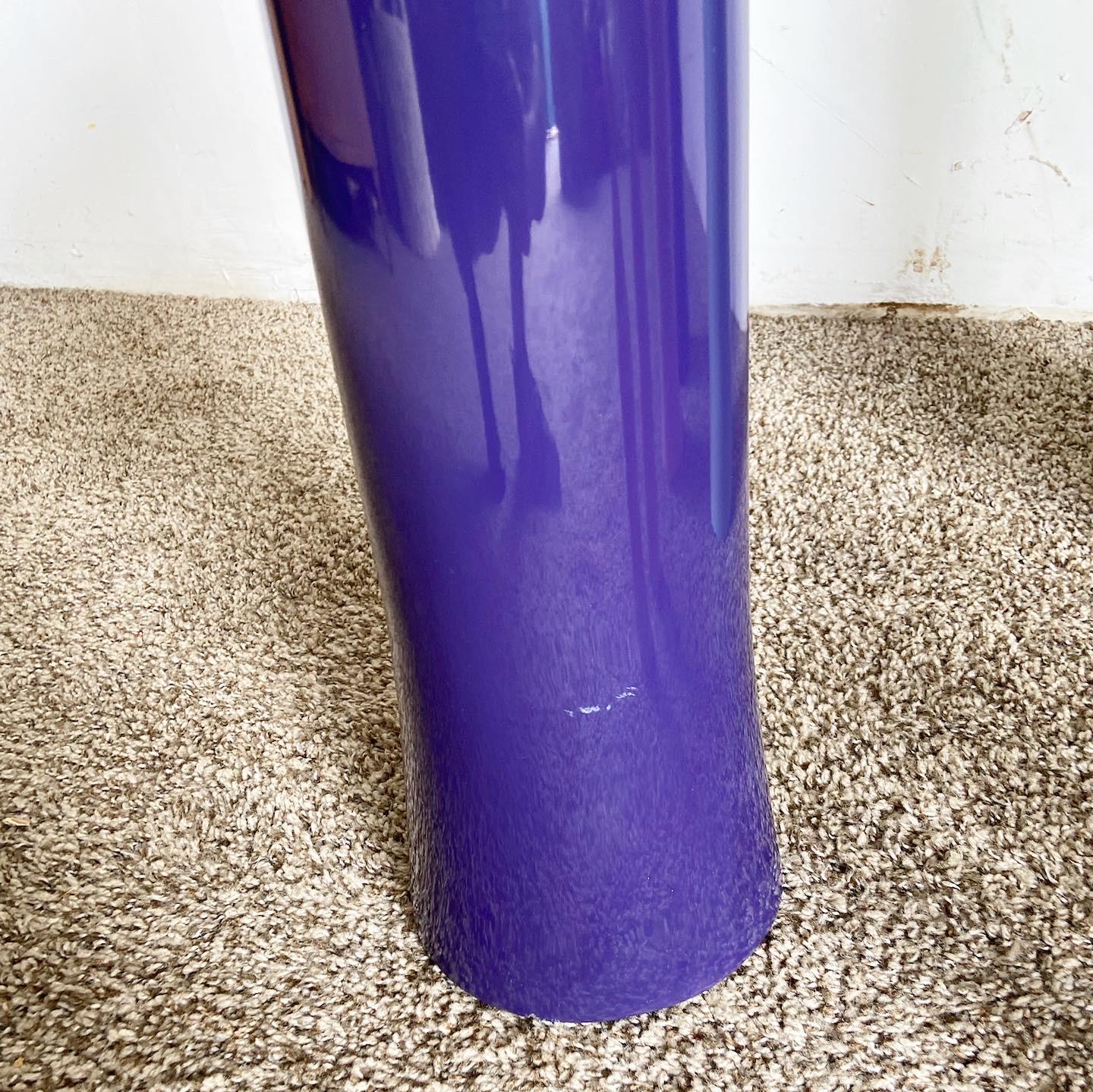 Late 20th Century Postmodern Vases by Oggetti in Pink, Purple, and Teal - 6 Pieces For Sale