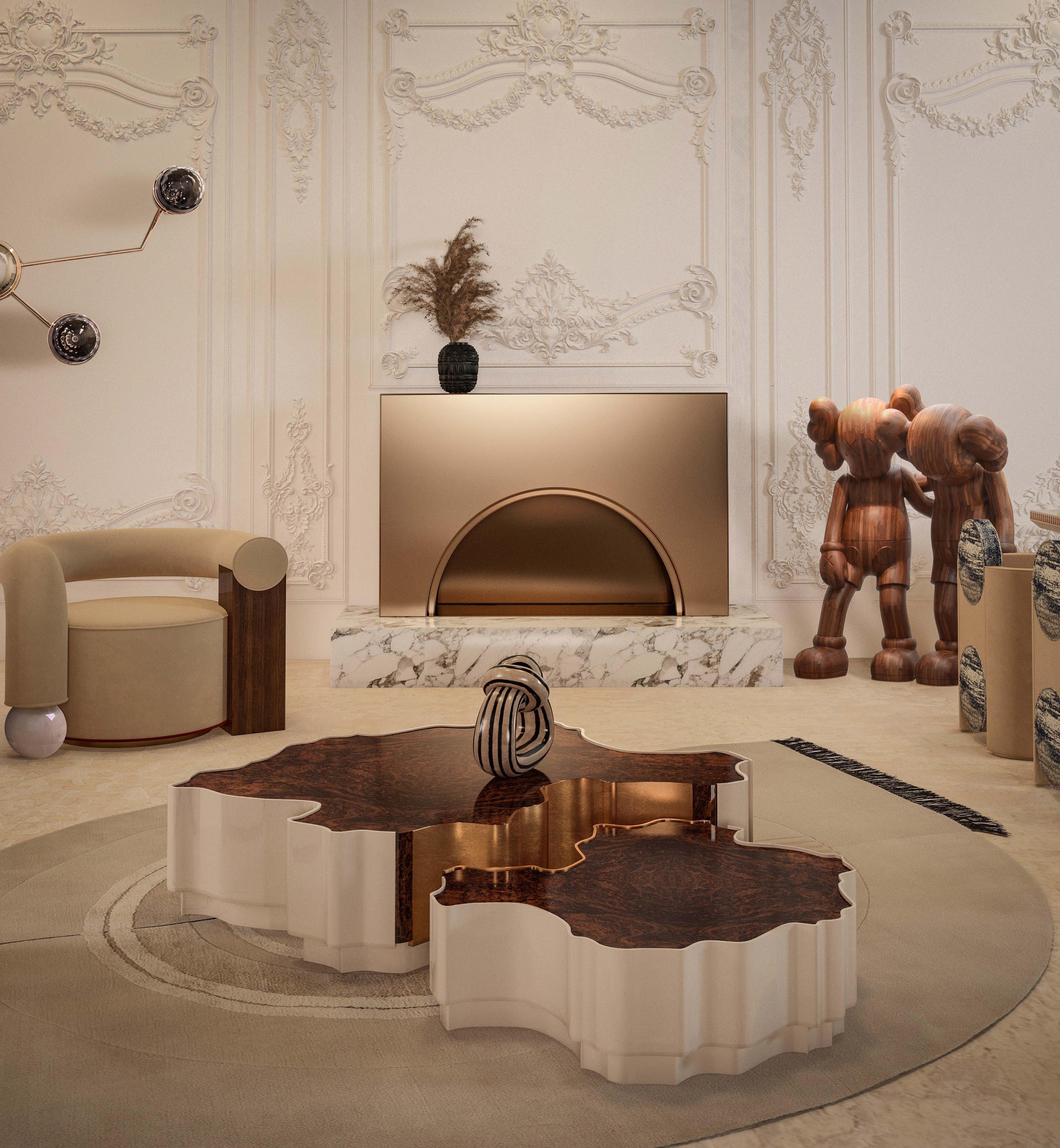 Postmodern Galatea Armchair Kirkby Fabric Handmade in Portugal by Malabar For Sale 4