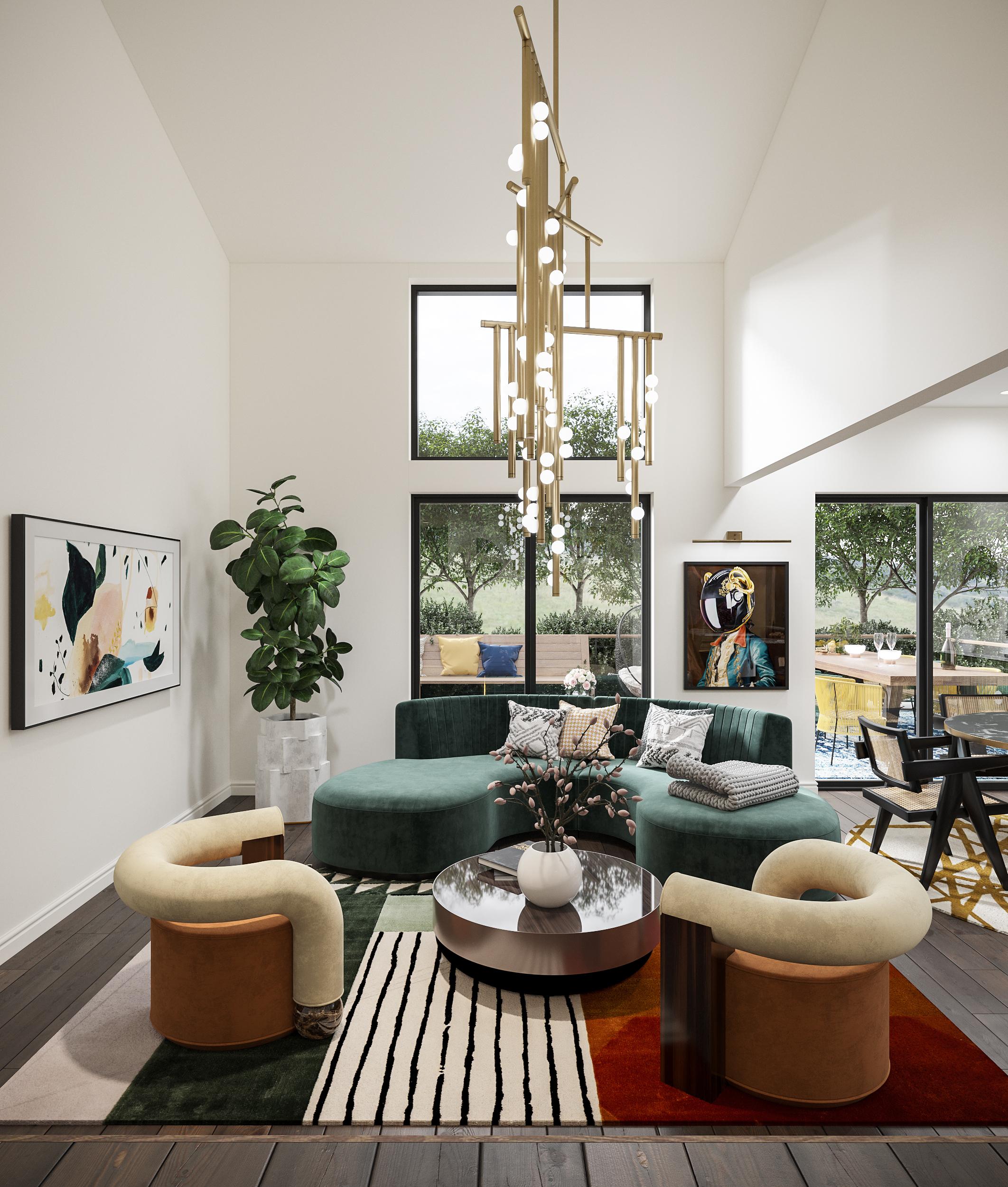 Walnut Postmodern Galatea Armchair Kirkby Fabric Handmade in Portugal by Malabar For Sale