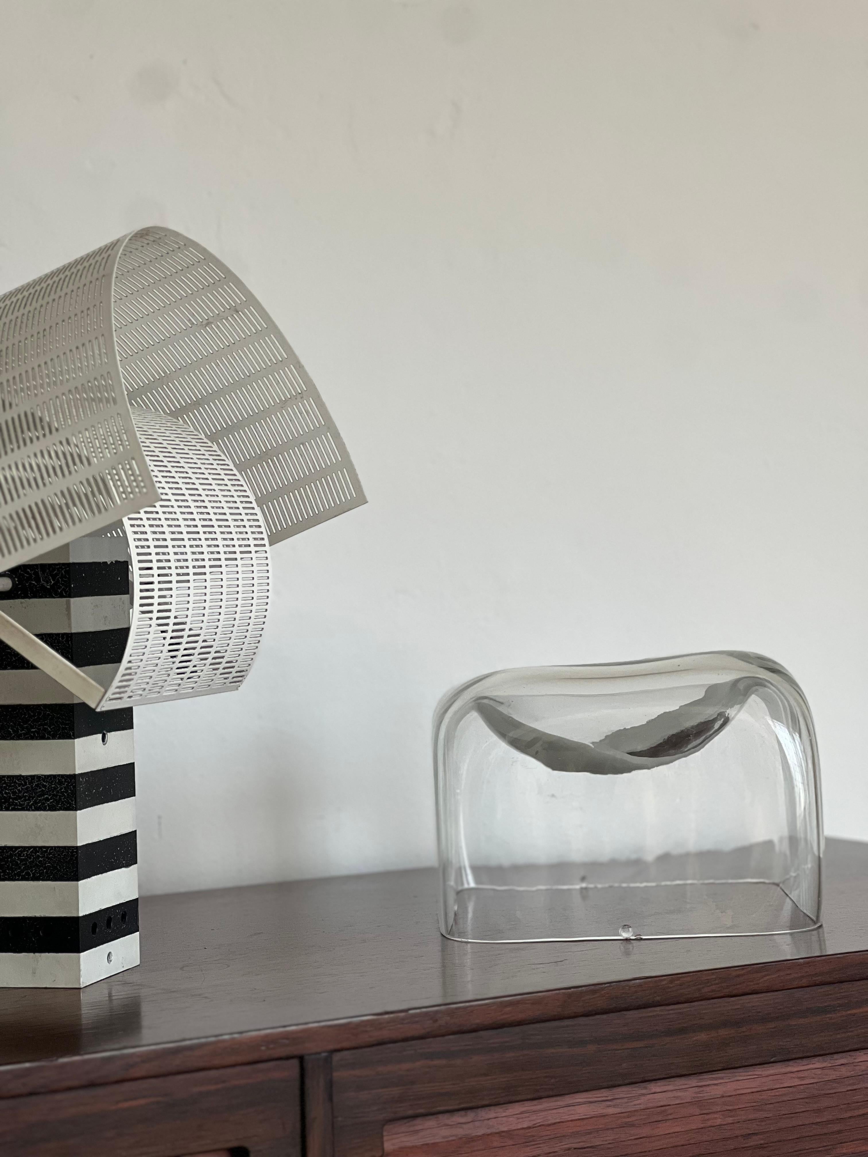 Lampada da parete postmoderna vintage in bianco e nero Shogun Mario Botta Artemide 1986 Italia in vendita 12